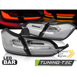 LED TAIL LIGHTS CHROME fits FORD FIESTA MK8 17-21 HATCHBACK