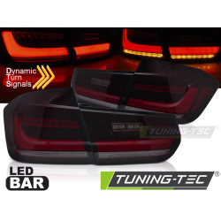 TUNING-TEC LED стопове (LED Bar, SEQ) за BMW F30 11-18, червено-опушен