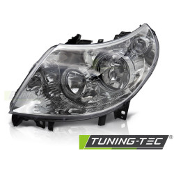 HEADLIGHT CHROME LEFT SIDE TYC fits DUCATO / BOXER / JUMPER 10-14
