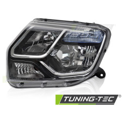TUNING-TEC фар за DACIA DUSTER 13-17 (H7/H1, TYC), черен, ляв