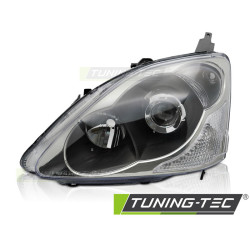 HEADLIGHT BLACK LEFT SIDE TYC fits HONDA CIVIC 03-06 HATCHBACK