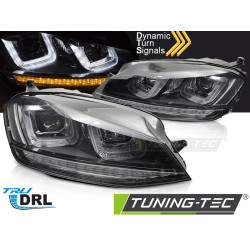 TUNING-TEC фарове (SEQ) за LINE VW GOLF 7 13-17 (H7), черен