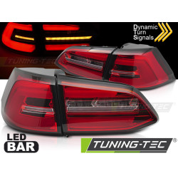 TUNING-TEC LED стопове (SEQ) за VW GOLF 7 13-17 SW (VARIANT), червено-бял