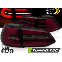 LED TAIL LIGHTS RED SMOKE SEQ пасва VW GOLF 7 17-19 SW