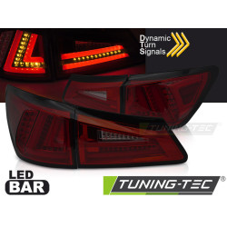 LED ЗАДНИ СВЕТЛИНИ RED SMOKE LED SQL пасва LEXUS IS II 06-13