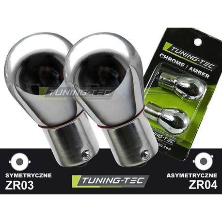 Крушки и ксенонови светлини КРУШКИ ЗА МИГАЧ CHROME СИМЕТРИЧНИ, PY21W, BA15S | race-shop.bg
