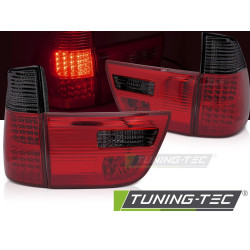 LED ЗАДНИ ДОРЕЧНИ СВЕТЛИНИ ЧЕРВЕН ДИМ за BMW X5 E53 09.99-10.03