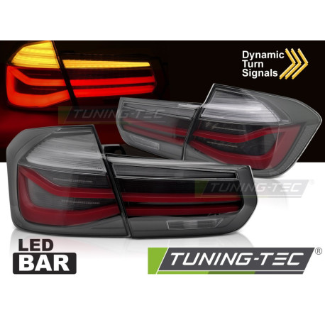 Осветление TUNING-TEC LED стопове (LED Bar, SEQ) за BMW F30 11-18, опушен | race-shop.bg