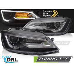 TUNING-TEC фарове (Tube Light) за VW JETTA VI 11-18 (без хомологация), черен