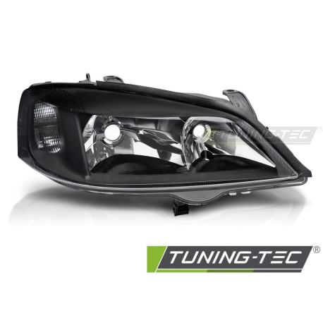 Осветление TUNING-TEC фар за OPEL ASTRA G 97-04 (H7/H1, TYC), черен, десен | race-shop.bg