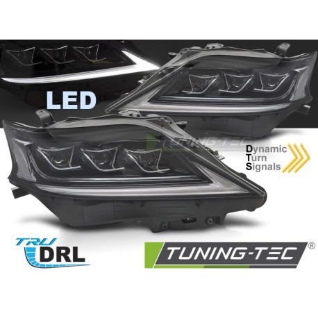 Осветление TUNING-TEC фарове за LEXUS RX 12-15 (LED, без хомологация), черен | race-shop.bg
