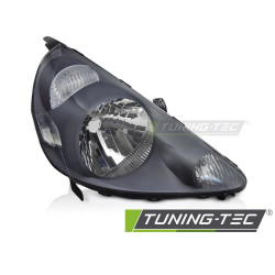 Преден десен фар ЧЕРНА TYC за HONDA JAZZ FIT 02-04