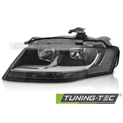 TUNING-TEC фар за AUDI A4 B8 08-11 (H7, TYC), черен, ляв
