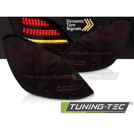 Осветление TUNING-TEC LED стопове (SEQ) за MERCEDES C-CLASS W205 14-21, червено-опушен, V1 | race-shop.bg