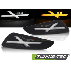 TUNING-TEC предни мигачи за VESPA SPRINT / PRIMAVERA 150cc, черен