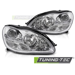 TUNING-TEC фарове за MERCEDES W220 S-KLASA 98-02 (H7), хром