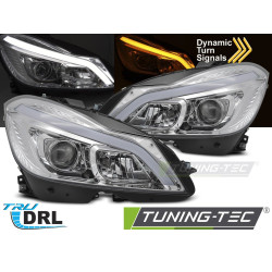 TUNING-TEC фарове (Tube Light, DRL, SEQ) за MERCEDES W204 11-14 (H9), хром