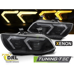 Фарове XENON за ЖЪЛТ LED ПРЕДНИ ФАРОВЕ DRL за BMW E92 / E93 LCI 10-13