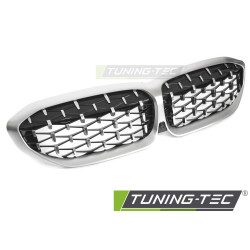 TUNING-TEC решетка (Diamond) за BMW G20 / G21 19-22 (Diamond Silver Matt Chrome), сребърен хром