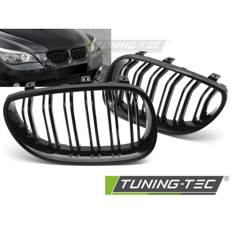 Бодикит и визуални аксесоари TUNING-TEC решетка (Sport Double Bar) за BMW E60 / E61 03-10, гланц черен | race-shop.bg