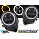 Осветление TUNING-TEC фарове (Tube Light, DRL) за MINI COOPER F55 / F56 / F57 14-17, гланц черен | race-shop.bg
