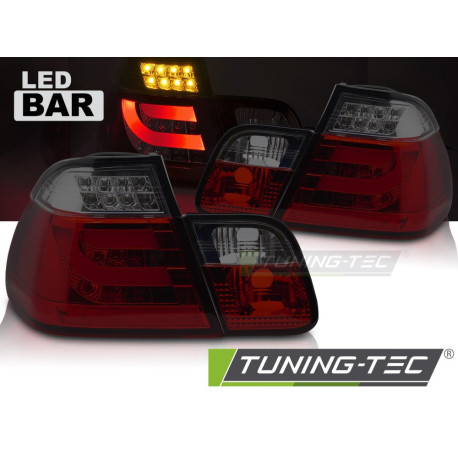 Осветление TUNING-TEC LED стопове за BMW E46 98-01 Sedan, червено-опушен | race-shop.bg