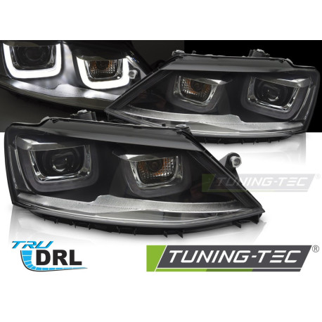Осветление TUNING-TEC LED фарове (U-LED, DRL) за VW JETTA VI 11-18 (H7, без хомологация) | race-shop.bg