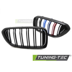Решетка Sport за BMW G32 17-20 (Гланцово черно трицветна двойна лента)
