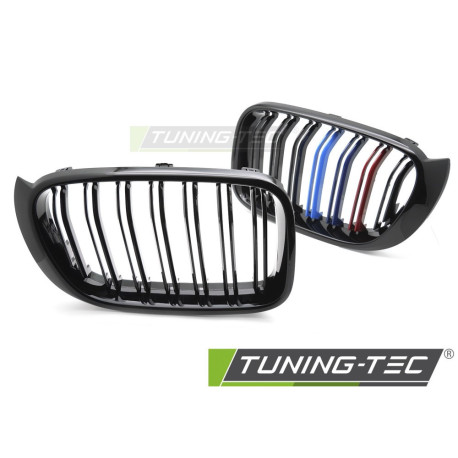 Бодикит и визуални аксесоари TUNING-TEC решетка (Sport Double Bar M-Look) за BMW X3 F25 LCI 14-17 / X4 F26 14-18, гланц черен | race-shop.bg