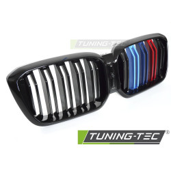 TUNING-TEC решетка (Sport Double Bar M-Look) за BMW X3 G01 LCI / X4 G02 LCI 21-25, гланц черен