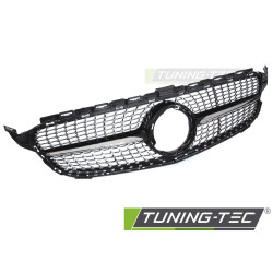 Решетка за MERCEDES W205 18-21 / S205 18-21 / C205 18-23 / A205 18-23 (Диамантено черно хром)