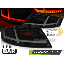 LED БАР ЗАДНИ СВЕТЛИНИ ЧЕРНО ДИМИРАНЕ за AUDI TT 04.06-02.14
