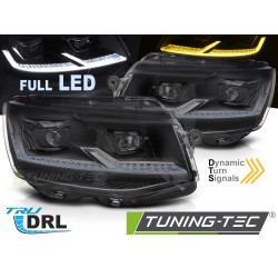 ФАРОВЕ FULL LED ЧЕРНИ за VW T6 15-19