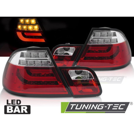 Осветление TUNING-TEC LED стопове за BMW E46 03-06 COUPE, червен | race-shop.bg