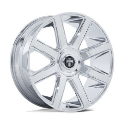 DUB DC273 PULL джанти 24x9 5x115/5x120 74.1 ET15, Chrome