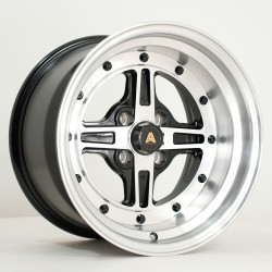Autostar Kashiko wheel 15X9 4X100 73,0 ET0, Black