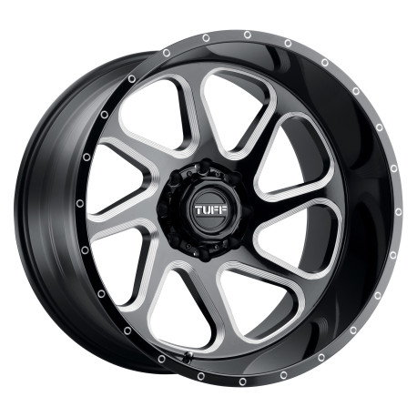Алуминиеви джанти Tuff Tuff T2B джанти 22x12 8x180 125.1 ET-45, Gloss black | race-shop.bg