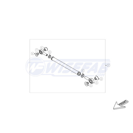 Носачи и шарнири WISEFAB Rear Suspension Arm 5 | race-shop.bg