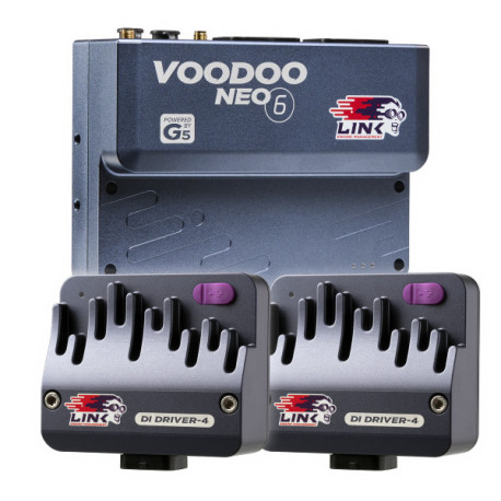 Standalone ecu, display and accessories Link G5 Voodoo Neo 6 + 2 x DI Driver 4 комплект | race-shop.bg