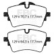 Спирачни дискове и накладки EBC Предни спирачни накладки EBC Bluestuff NDX Trackday + Race DP52227NDX | race-shop.bg