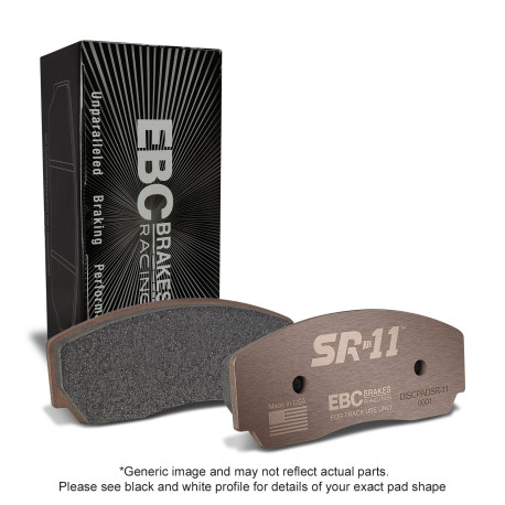 Спирачни дискове и накладки EBC Предни спирачни накладки EBC Racing SR11 Sintered DP81449.19SR11 | race-shop.bg