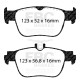 Спирачни дискове и накладки EBC Задни спирачни накладки EBC Ultimax OEM Replacement DPX2440 | race-shop.bg