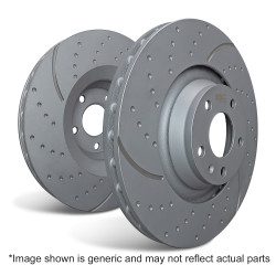 Предни спирачни дискове EBC Turbo Grooved GD2144