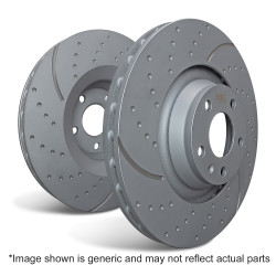 Предни спирачни дискове EBC Turbo Grooved GD7352