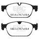 Спирачни дискове и накладки EBC Преден комплект EBC PD01KF1723 - Спирачни дискове Premium OE + накладки Greenstuff | race-shop.bg