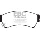 Спирачни дискове и накладки EBC Преден комплект EBC PD03KF1366 - Спирачни дискове Premium OE + накладки Yellowstuff | race-shop.bg