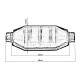 резонатори Universal replacement catalytic (resonator) RACES round, 76 mm | race-shop.bg
