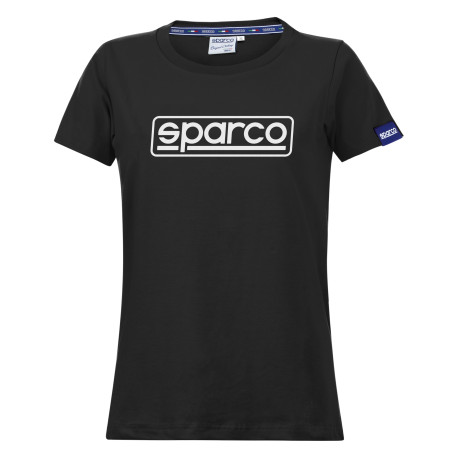 Тениски Дамска тениска SPARCO LADY FRAME, черен | race-shop.bg