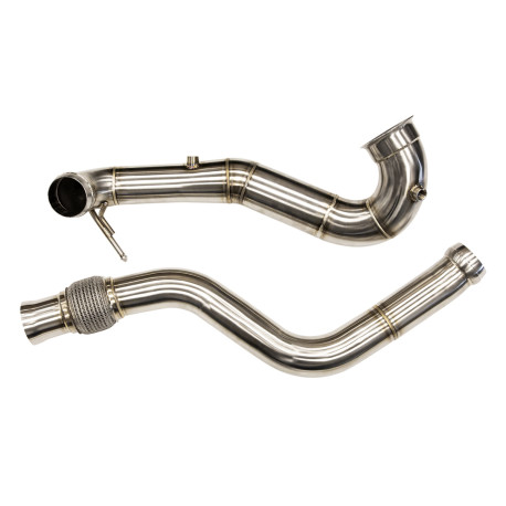 Down pipe, dump pipe RACES downpipe за Mercedes Benz CLA45 AMG | race-shop.bg