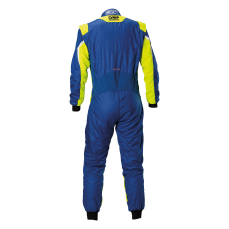 Гащеризони FIA състезателен гащеризон OMP Tecnica EVO, син/жълт | race-shop.bg